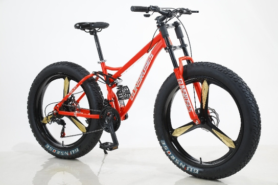 26 inch  Snow bike with fat magnesium  rim  and fat air tires