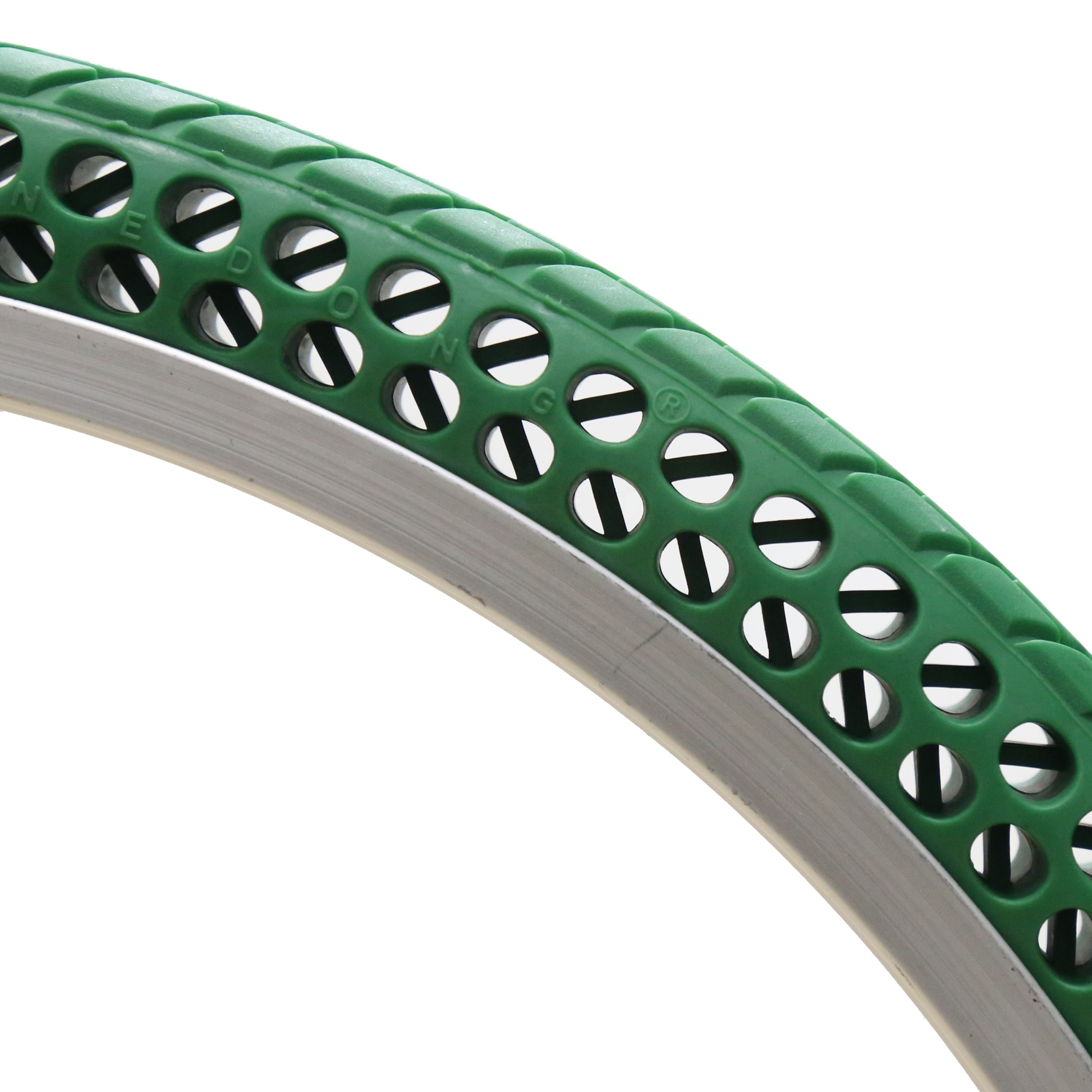 Non-pneumatic Tire   26 inch road bike airless solid tires 26x1-3/8 classic green color in stock factory direct sell