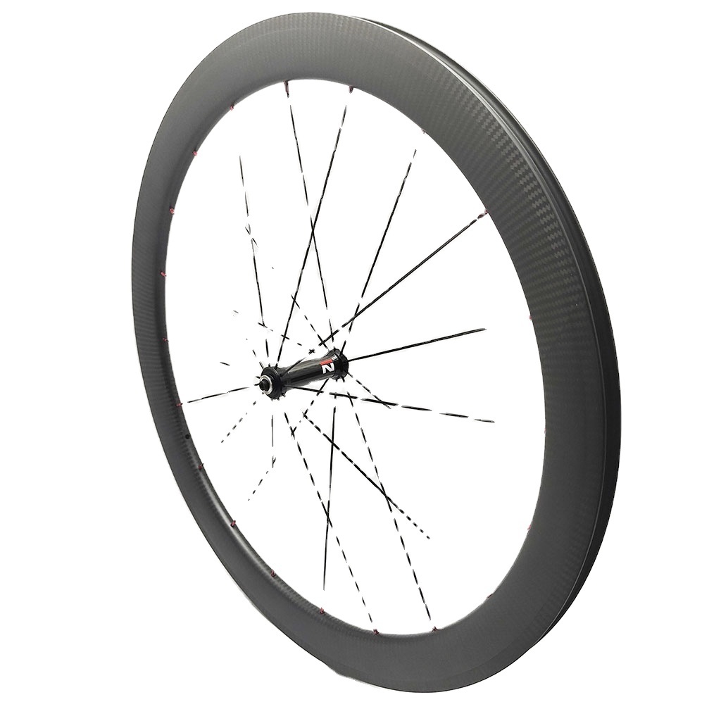 OEM Chinese Classic Bike Carbon Wheels 60mm Tubular Clincher Wheelset 700c Road Cycling Rim Brake