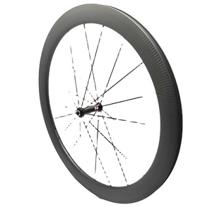 OEM Chinese Classic Bike Carbon Wheels 60mm Tubular Clincher Wheelset 700c Road Cycling Rim Brake