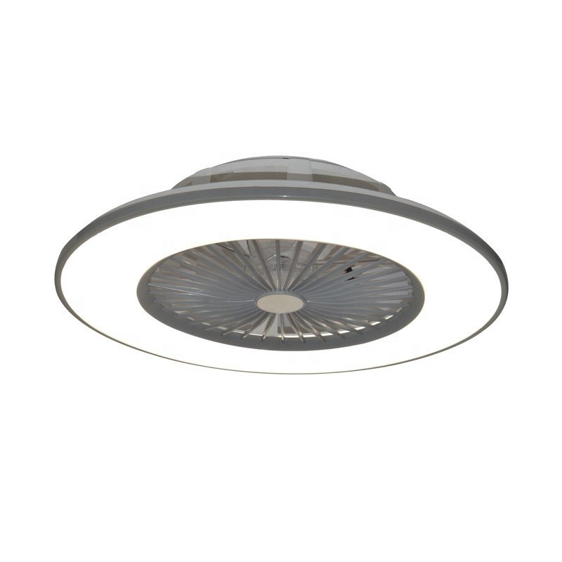 Ceiling light with fan,Ceiling Fans with Lights , RGB Dimmable LED Enclosed Ceiling Fans for Kids Room, with  (56x56x20cm)