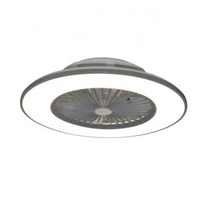 Ceiling light with fan,Ceiling Fans with Lights , RGB Dimmable LED Enclosed Ceiling Fans for Kids Room, with  (56x56x20cm)