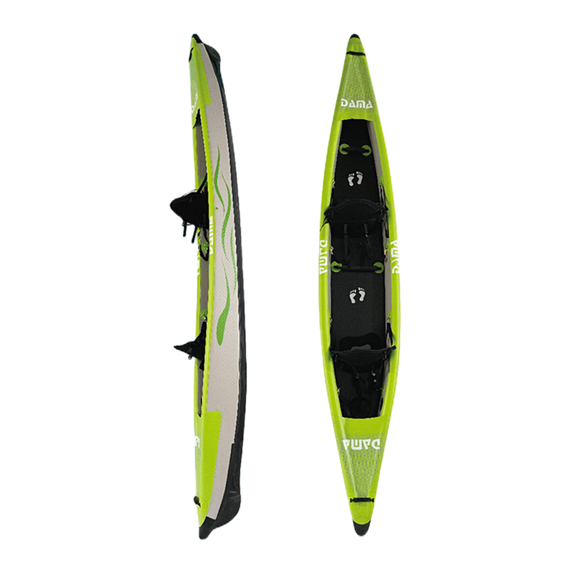 New design customeziation 14 fishing kayak kayaks 2 person drop stitch pvc inflatable kayak With Repair Kit