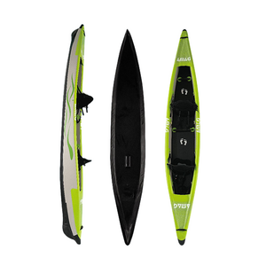 New design customeziation 14 fishing kayak kayaks 2 person drop stitch pvc inflatable kayak With Repair Kit