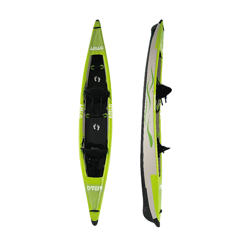 New design customeziation 14 fishing kayak kayaks 2 person drop stitch pvc inflatable kayak With Repair Kit