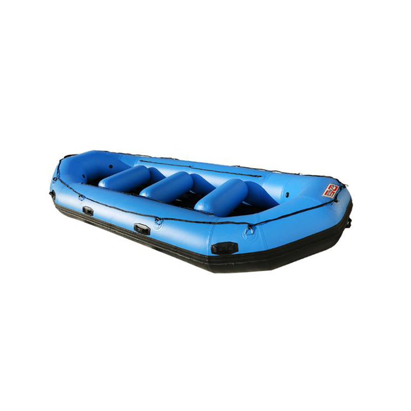 New OEM 4.3m river raft inflatable tube boat fishing pontoon row boats fishing rubber 8 person boat for sale