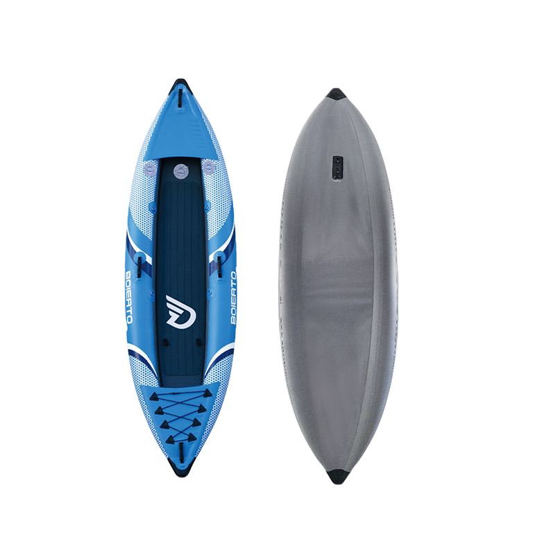 BOIERTO New Design cheap plastic kayak for kayak pedal drive with paddle both fishing and recreation made in China