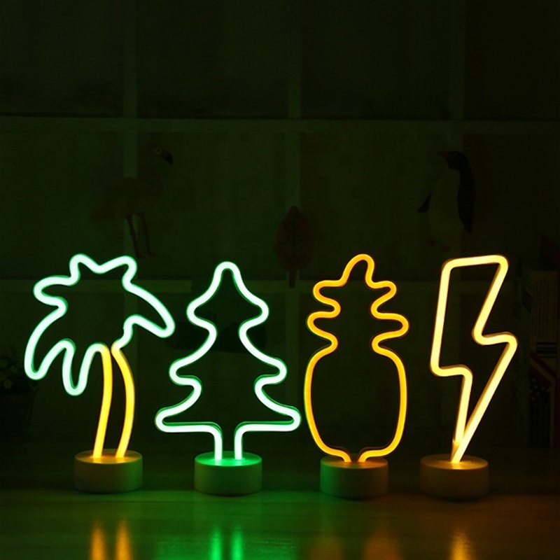 A variety of styles  led unicorn love  Modeling night light for christmas party decoration