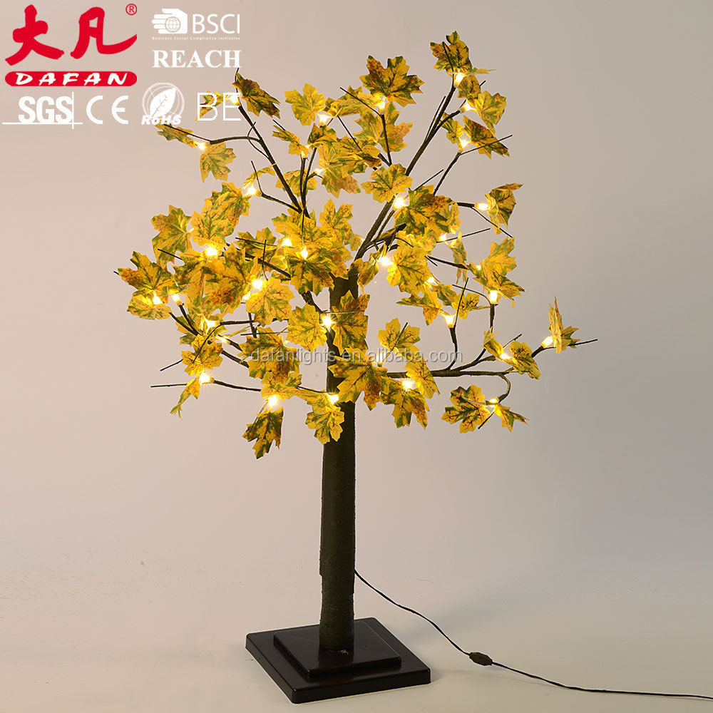 holiday Christmas decoration warm white  home party twig branch led trunk bonsai maple tree light