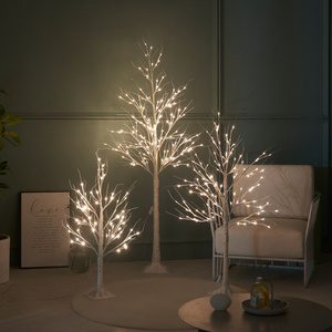 White birch branches Artificial Branches tree light LED lights battery operated twig lights table lamp decoration for room