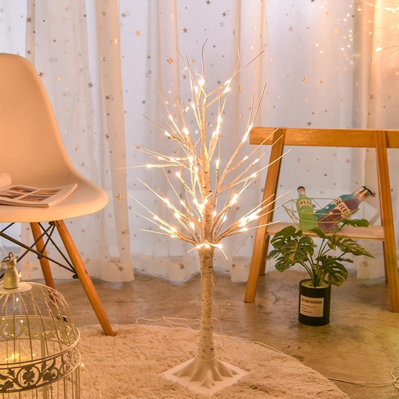 White birch branches Artificial Branches tree light LED lights battery operated twig lights table lamp decoration for room