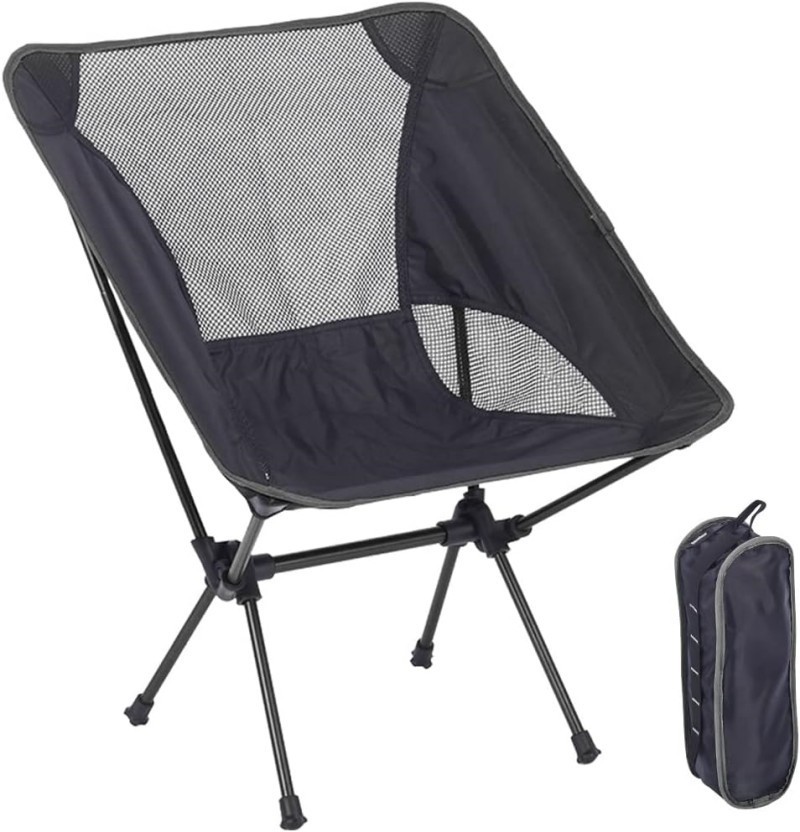 Outdoor Portable Folding Camping Chair Backpacking Chair Lightweight Chair with  Carring Bag for Camping Hiking Beach Fishing