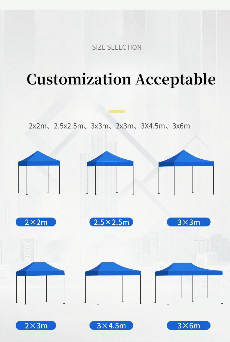 Factory Custom Trade Show Tent 10ft x 10ft Half Walls for Pop Up Canopy Tent Outdoor Tents