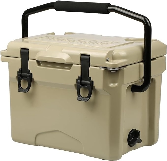 Double Side Plastic Camping Portable Plastic Ice Chest Cooler Box