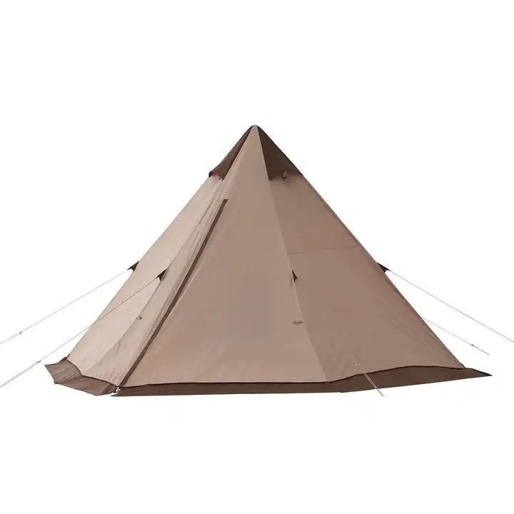 OEM Canvas Tepee couples outdoor holiday tent camping outdoor wedding tents indian double pole bell tent