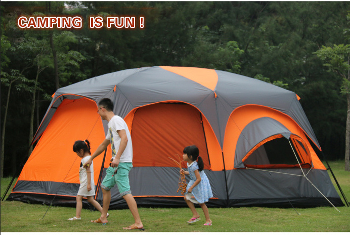 2023 Hot Selling Large  Camping Tent With Sun Protection Tent Waterproof Family Tent For Outdoor Camping