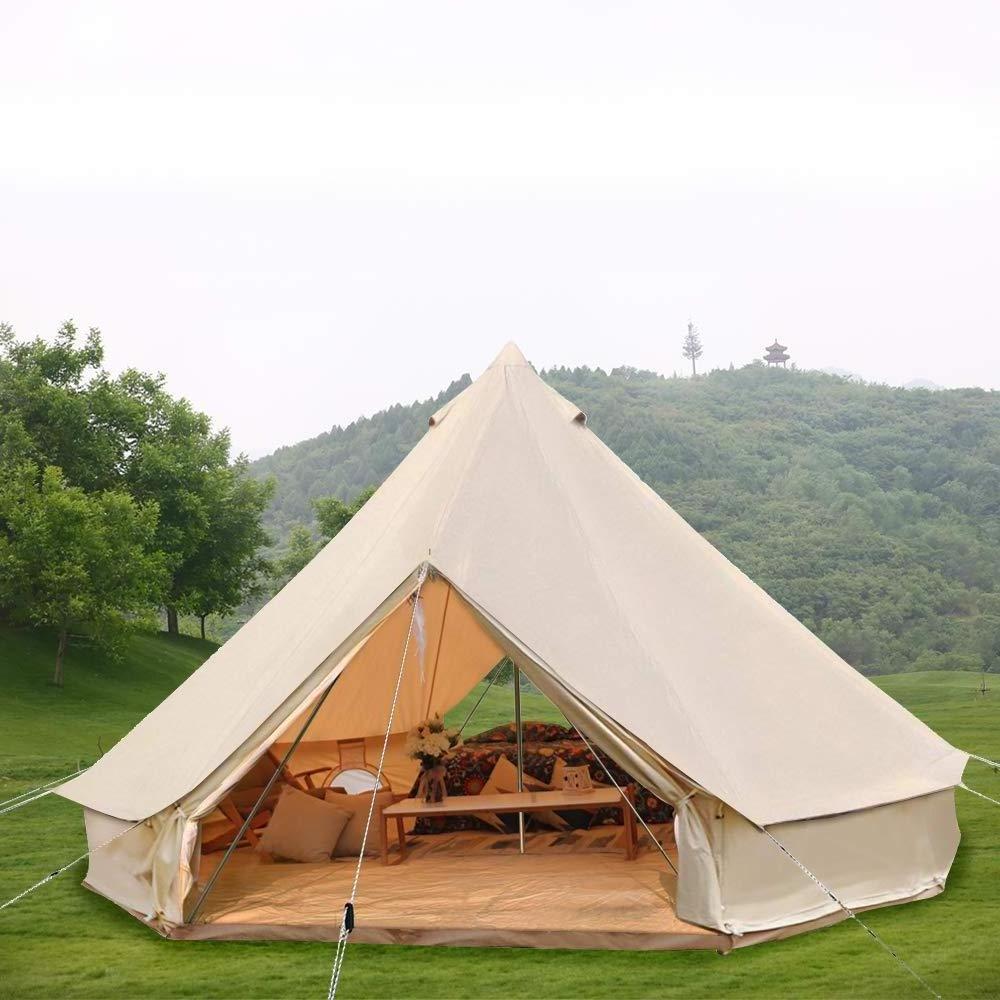 High Quality Waterproof Outdoor Camping Oxford Canvas Teepee Glamping Tent Bell Tent on Sale