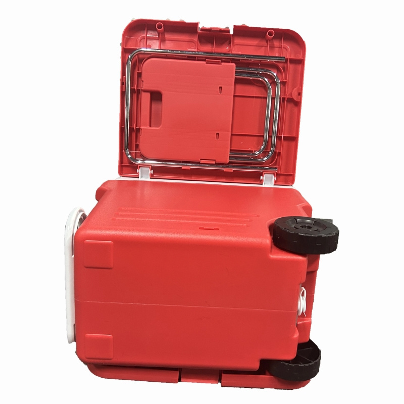 Customized Multifunctional Cooler Box with Table Camping Chairs PP Freezer Outdoor Fishing Hiking Picnic