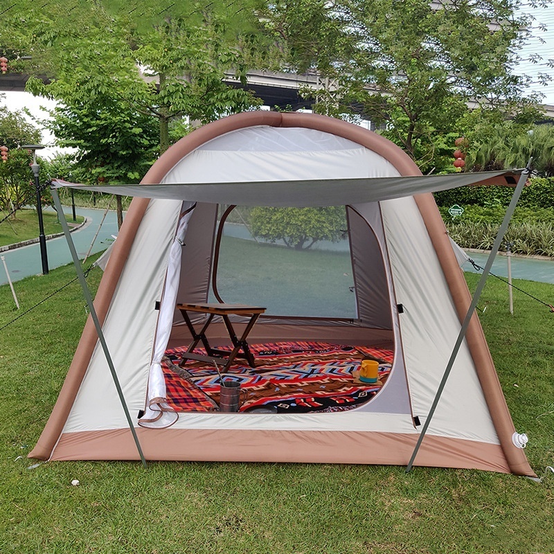 Hot Sale Inflatable Custom Fully Automatic Folding 3-5 Persons Waterproof Outdoor Family Camping Tents