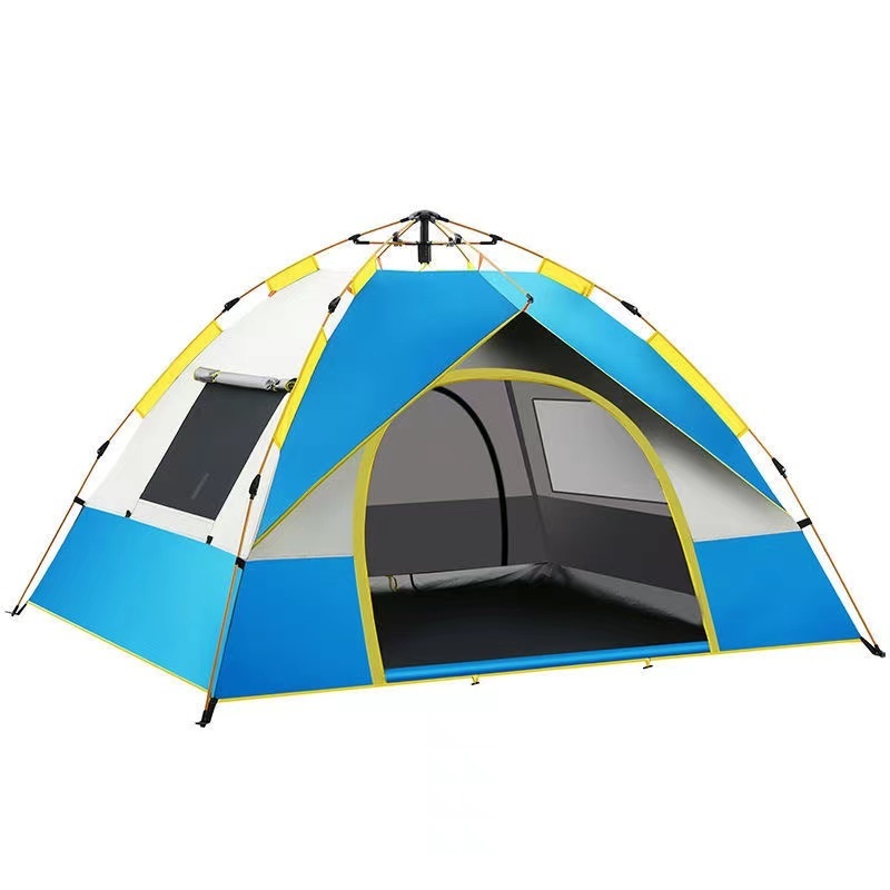 Cheap Family Tent Automatic Waterproof Camping Tent for Hiking Pinic Beach Travel Use Factory Direct Sale