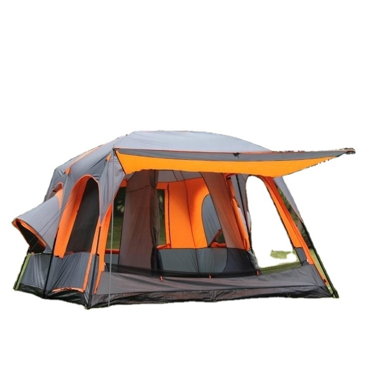 2023 Hot Selling Large  Camping Tent With Sun Protection Tent Waterproof Family Tent For Outdoor Camping