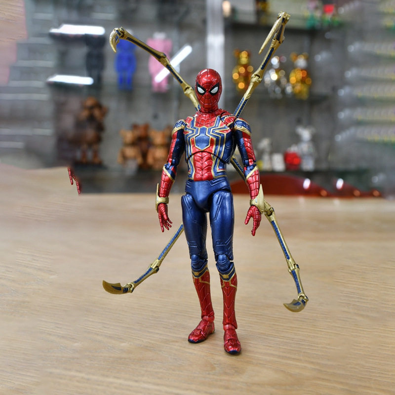 Custom Hot toys collectibles amazing spider-man Custom Pop super hero toys Spiderman action figure with kids Spider