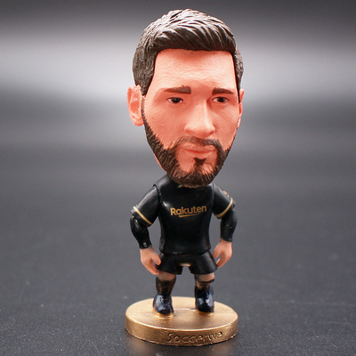 7cm Lifelike Football Player Action Figures Famous Football Star Figure Soccer Players Messi resin figure plastic toy