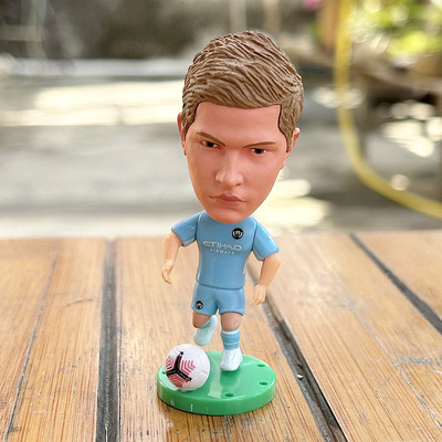 7cm Lifelike Football Player Action Figures Famous Football Star Figure Soccer Players Messi resin figure plastic toy