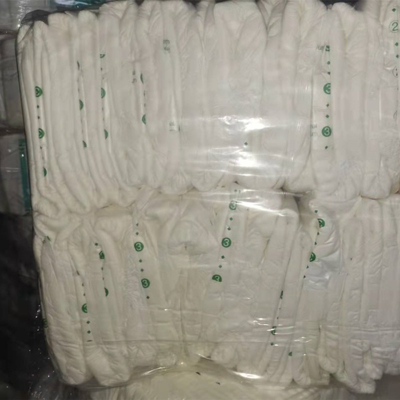 High Quality Oem Time Limit Transparent Packaging B Grade Bales Adult Baby Diapers