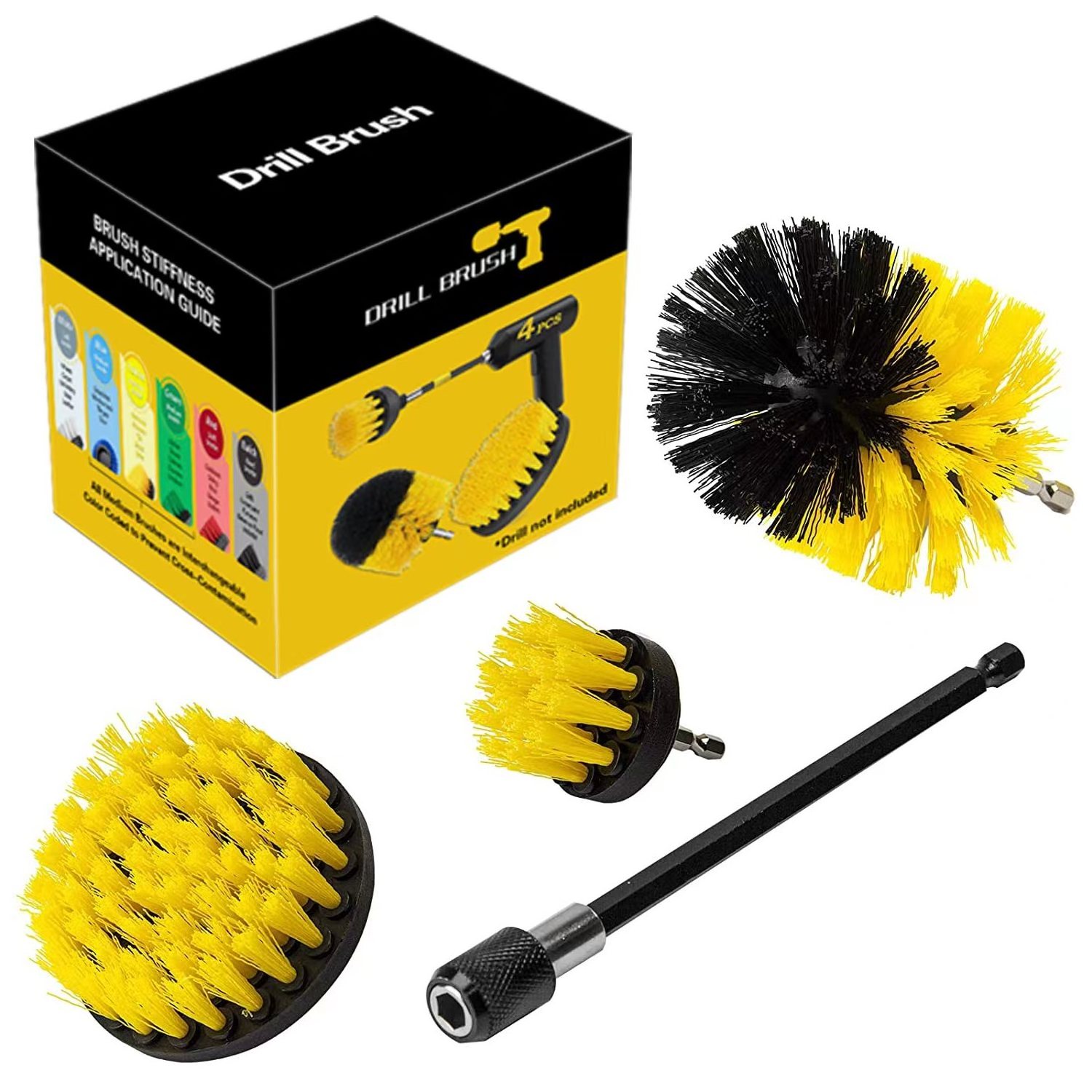 Drill Brush Set Power Scrubber Cleaning Brushes for Drill