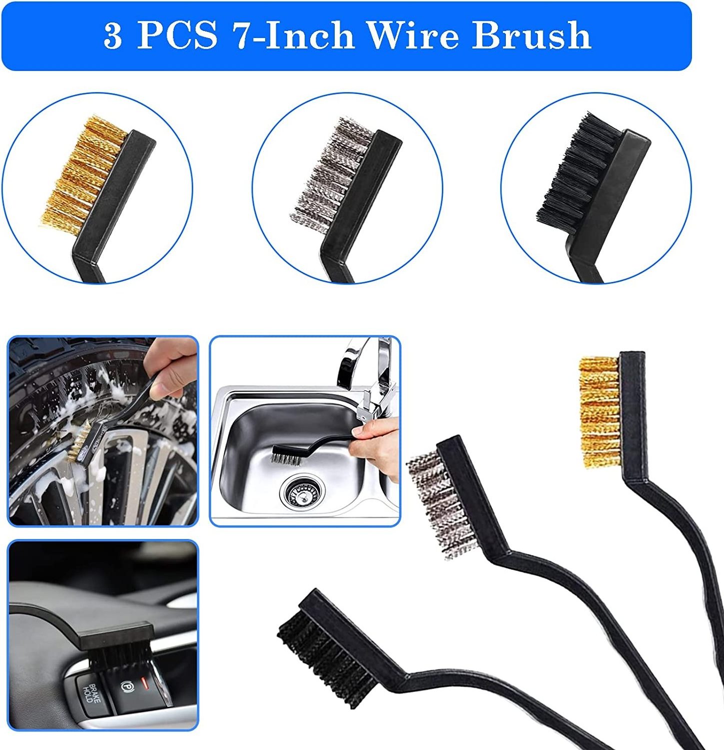 26PCS/Set Drill Clean Car Interior Cleaning Brush Car Wash Cleaning Kit Car Wash Tools Detailing Brushes Set -Drill not Included