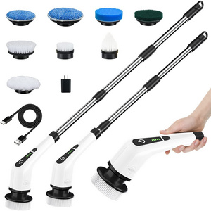 Upgraded Electric Spin Scrubber 360 Cordless Power Scrubber Power Floor Cleaner Household Cleaning Cleaning Brush House Cleaning