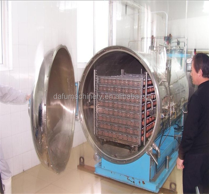 Superfine Steam Sterilization Autoclaves Used in Sterilizing Tomato Paste in Glass Jars