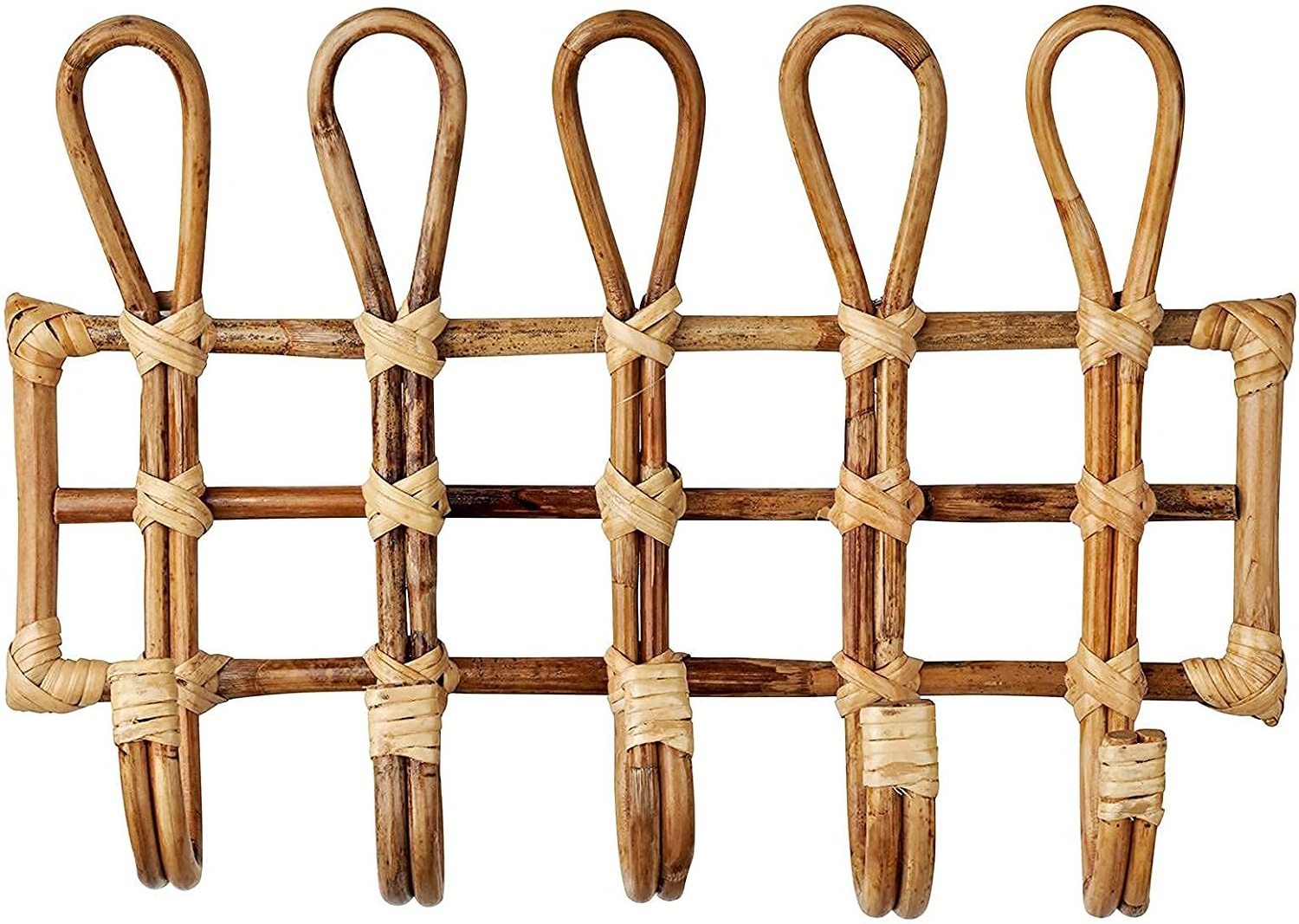 Vietnam  High Quality 100% Natural Rattan Baby Decor Handwoven Wall Hook Rattan Hanging Hook