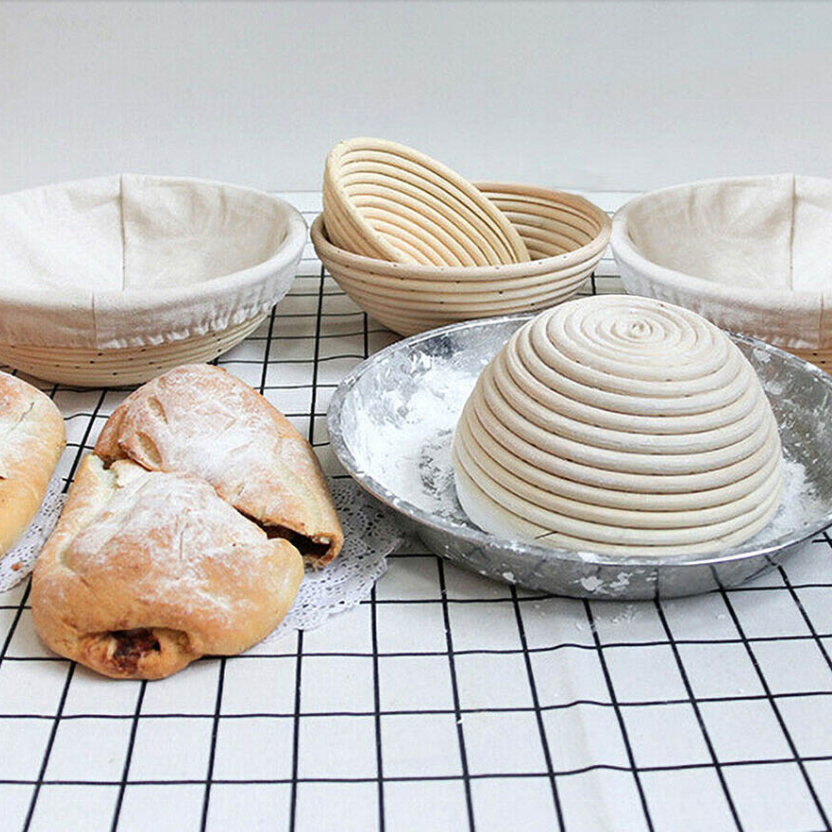 Benneton Banne-ton Handmade Stocked Baking Inserts Natural Rattan Proving Sourdough Fermentation Bread Proofing Basket