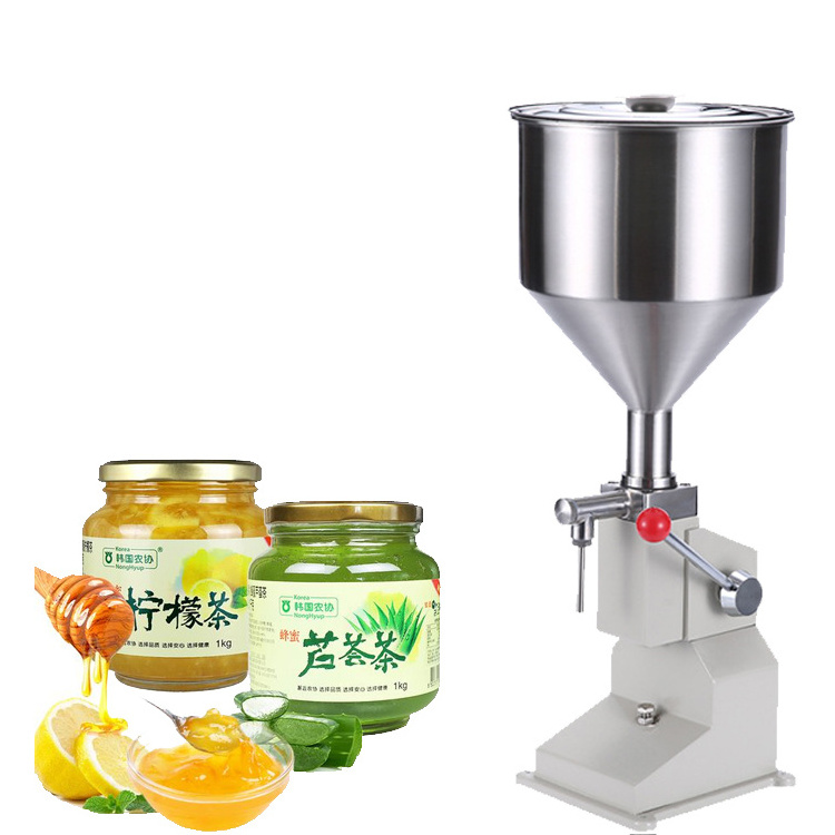 Stainless Steel Single Nozzle 50Ml/100Ml Butter Bottle Filling Machine Beer Can Wax Water Cup Ketchup Bottle Filling Machine