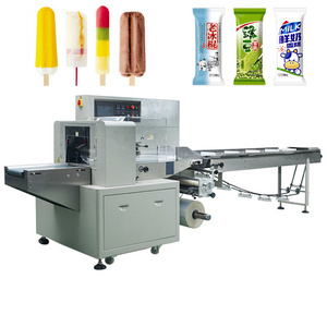 Food Gummy Bread Bakery Vegetables Grain Bar Automatic Packing Machine Horizontal Ice Cream Popsicle Pasta Candy Packing Machine