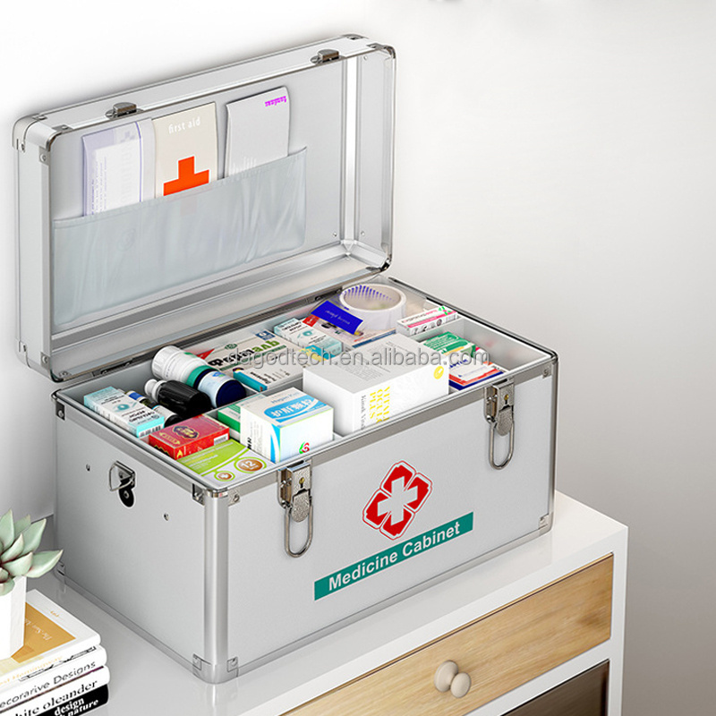 Medicine Lock Box with Combination Lock, Medication lock box medicine safe lock box,medical box organizer