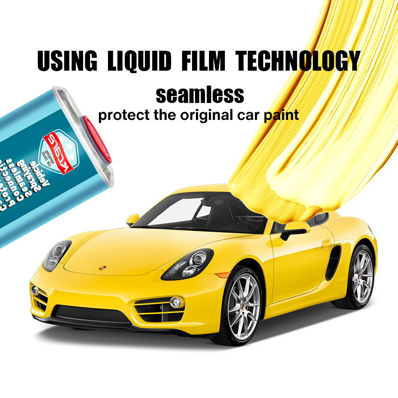 Yellow paint protective film color car changing spraying new technology coat