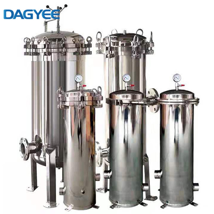 Stainless Steel Sanitary Micro Cartridge Filter Housing Chemical Pharmaceautic Production Water Filter