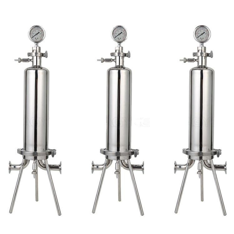 Treatment Machinery Water Treatment SS304 Stainless Steel Magnetic Single Multi Unit 10 20 30 40 Inch Cartridge Filter Housing/