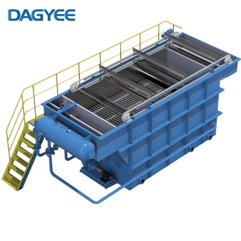 Wastewater Systems WWTP Clarifier Water Treatment A DAF Dissolved Air Flotation Units System Machine