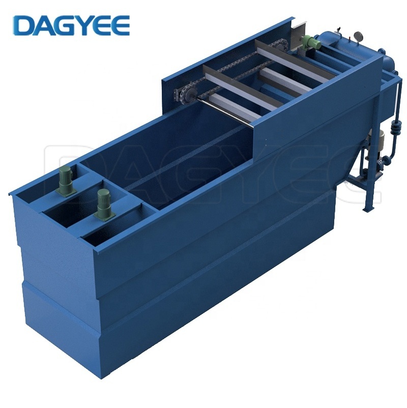 Wastewater Systems WWTP Clarifier Water Treatment A DAF Dissolved Air Flotation Units System Machine