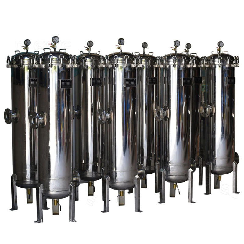 Single Stainless Steel 20 Inch Bag Filter Pool Code 7 Cartridge Water Ss316 Tank Activated Carbon Filter Bag Housing