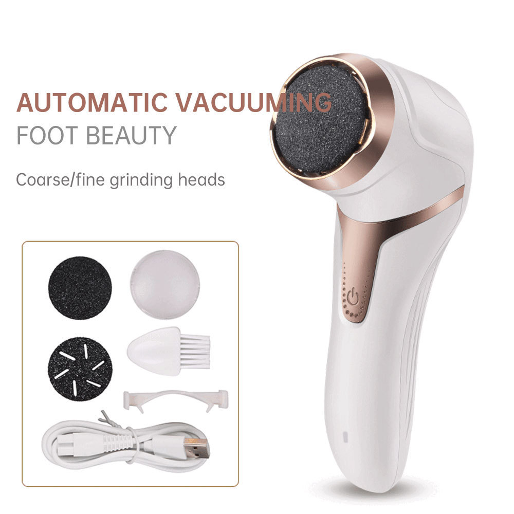 Custom Logo USB Rechargeable Professional Vacuum Adsorption Foot Grinder Pedicure Electric Foot File Callus Remover