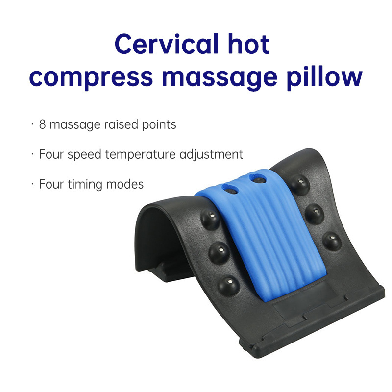 Custom Labels Heating Portable Neck Relaxer Support Neck Stretcher Cervical Traction Device For Neck Pain Relief