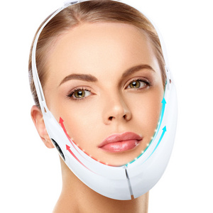 Led Light Therapy Facial Tightening V Shape Massager Lifting Face-Lifting Beauty Equipment EMS Skin Lifting Massager