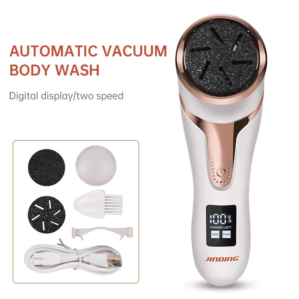 Custom Logo USB Rechargeable Professional Vacuum Adsorption Foot Grinder Pedicure Electric Foot File Callus Remover