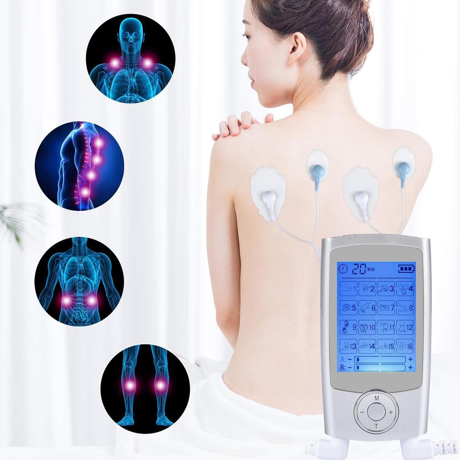 High Quality 16 Modes Health Care Digital Therapy Massager Pulse Device Muscle Stimulator Digital Pulse Body Massage