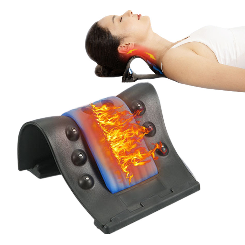 Custom Labels Heating Portable Neck Relaxer Support Neck Stretcher Cervical Traction Device For Neck Pain Relief